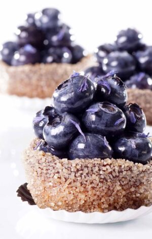 Tartelettes Madame Myrtille mit Blaubeerfüllung und Cremehaube – richemontplus.com Onlinekurs