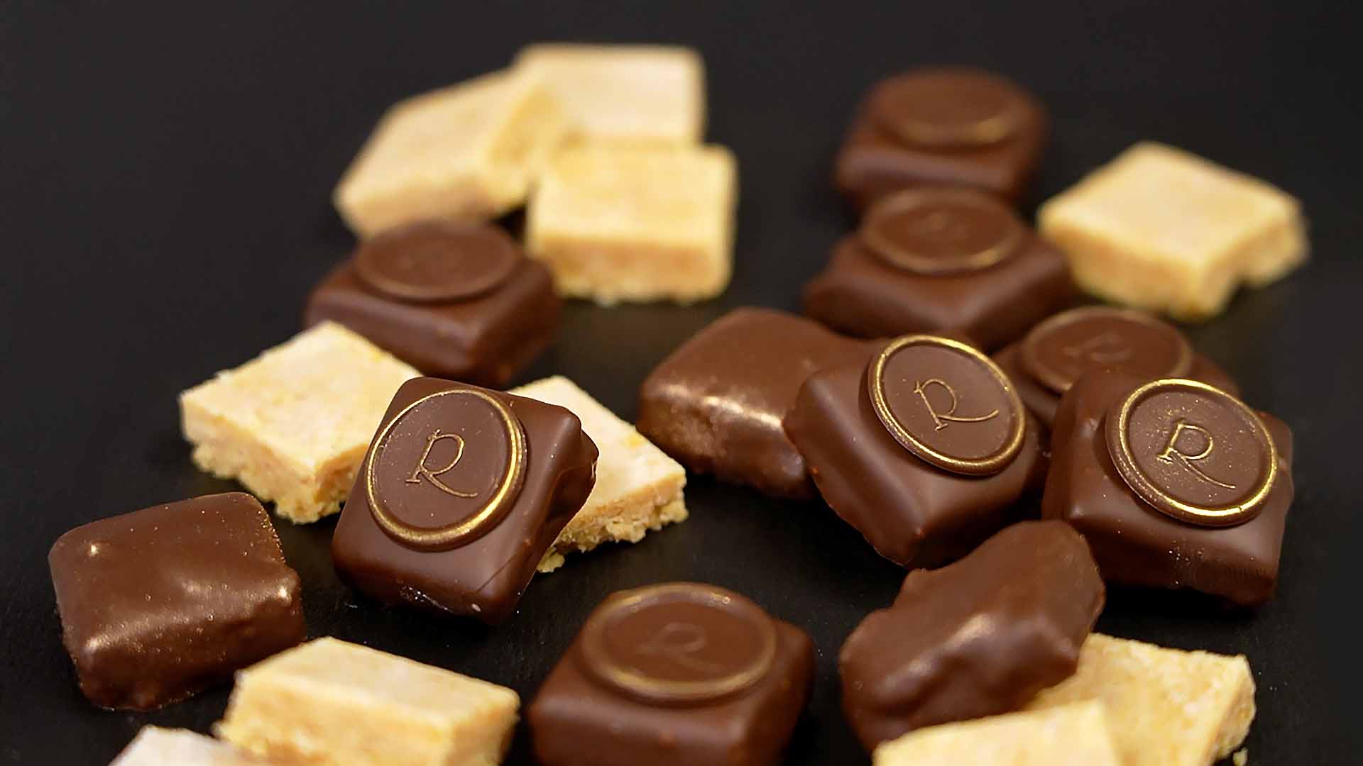 Blätternougat, Confiserie